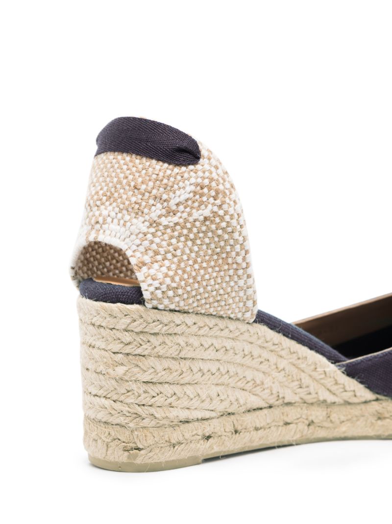 Blue Carina 60 Wedge Espadrilles