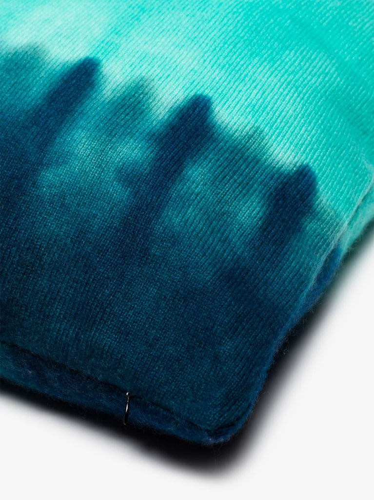 Multicoloured Gradient Heavy Cashmere Cushion