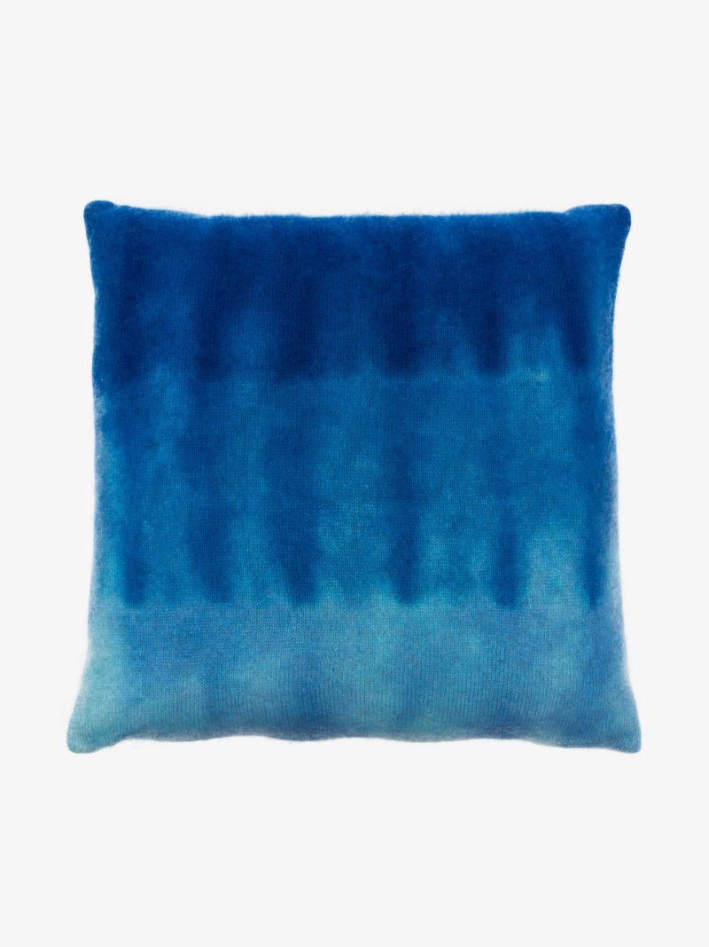 Blue Gradient Heavy Cashmere Cushion