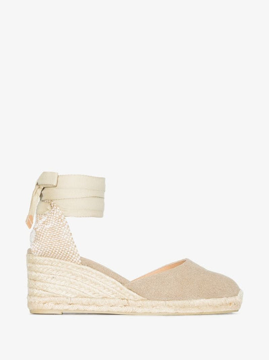 Neutral Carina 60 Wedge Espadrilles