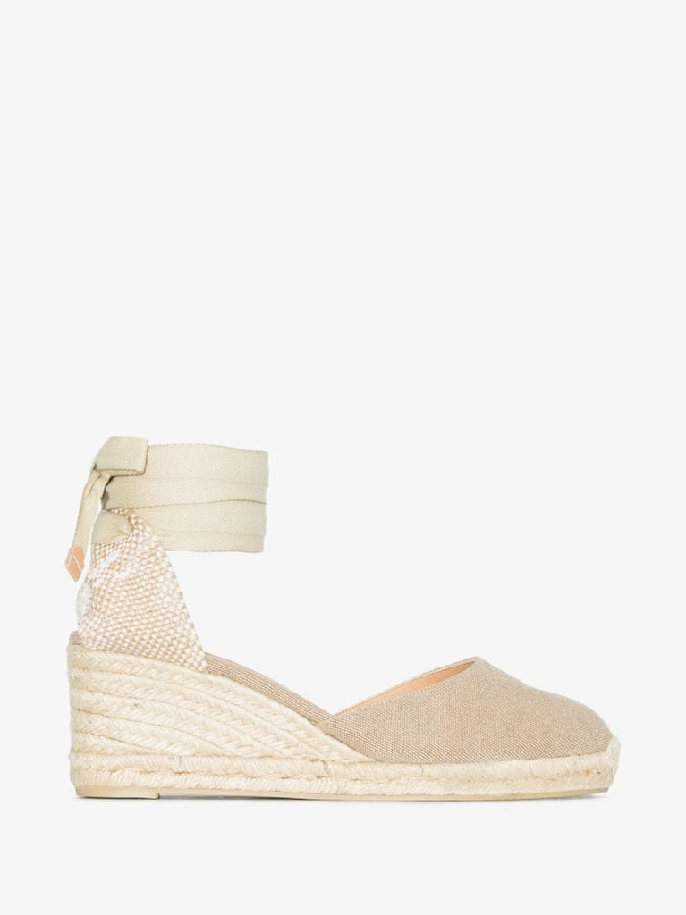 Neutral Carina 60 Wedge Espadrilles