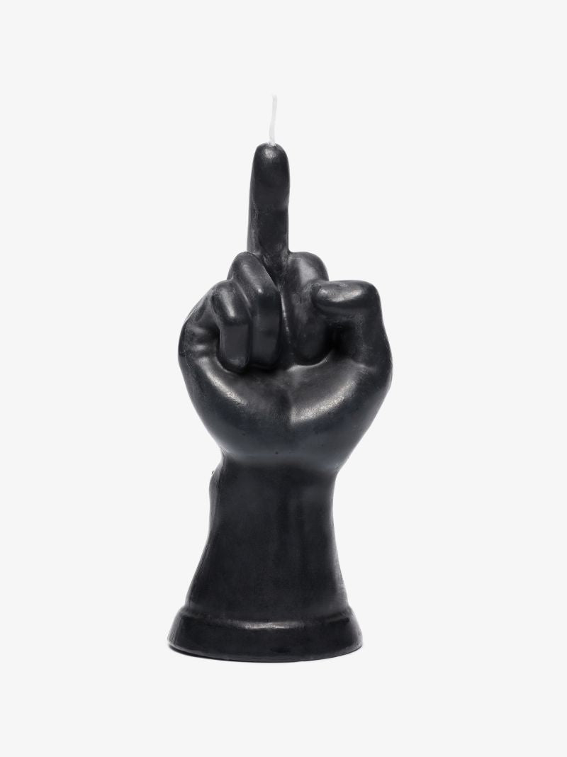 Black Middle Finger Candle