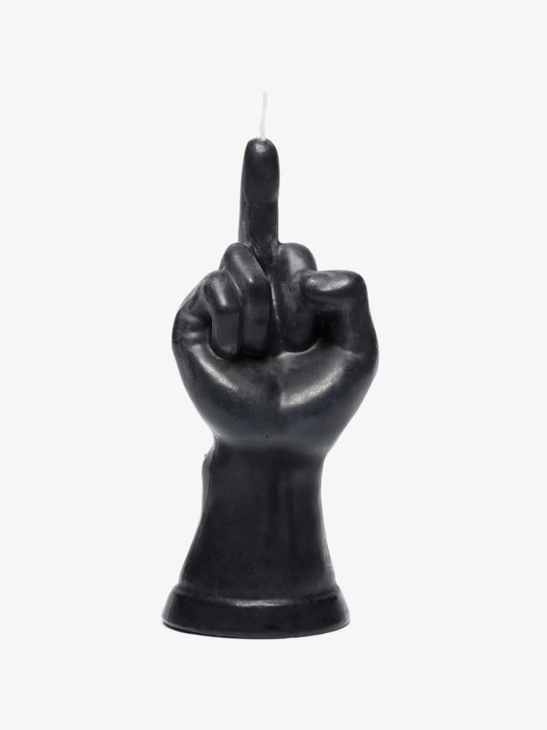 Black Middle Finger Candle
