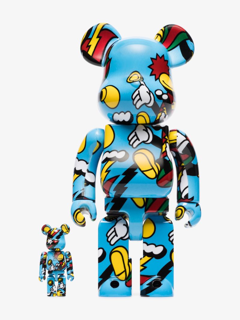 Blue Be@rbrick Grafflex Toy Set