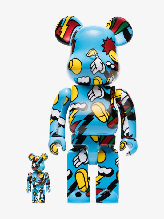 Blue Be@rbrick Grafflex Toy Set
