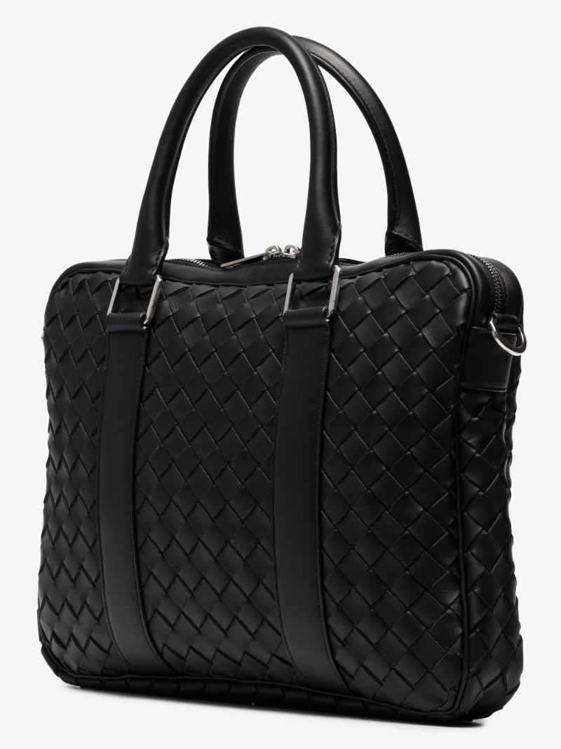 Black Classic Leather Briefcase