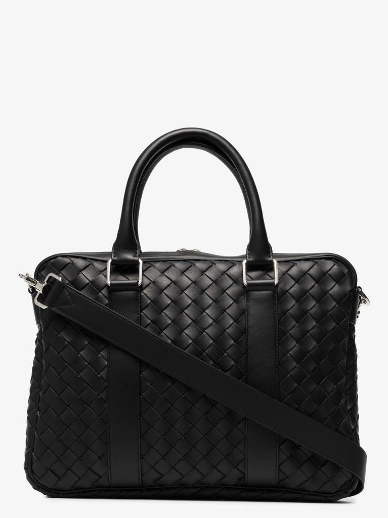 Black Classic Leather Briefcase