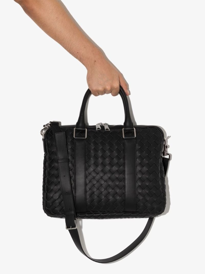 Black Classic Leather Briefcase