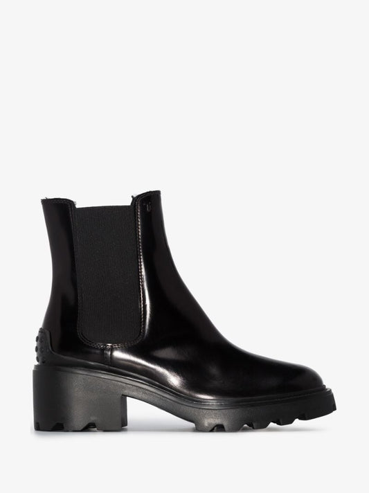 Black Carriage 60 Leather Chelsea Boots