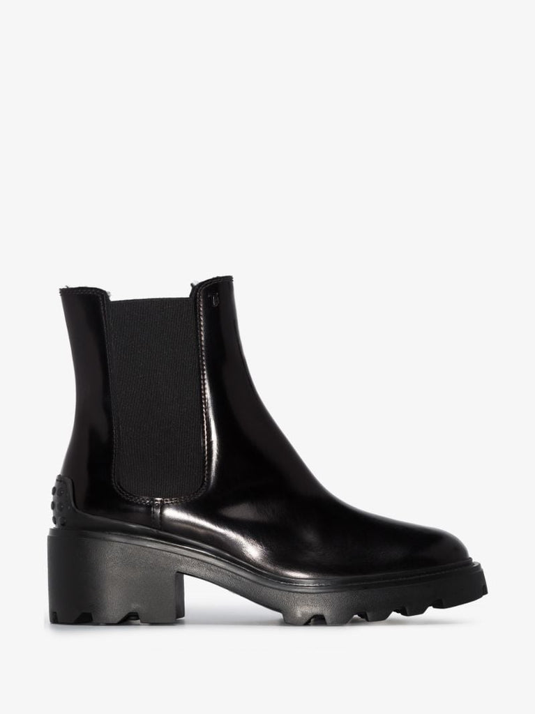 Black Carriage 60 Leather Chelsea Boots