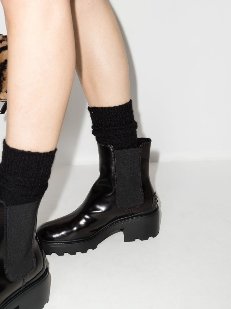 Black Carriage 60 Leather Chelsea Boots