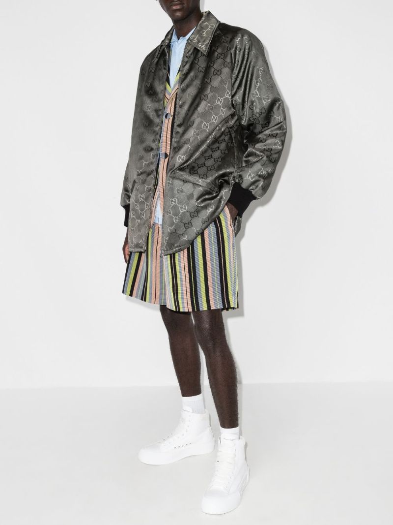 Grey Off the Grid Monogrammed Coach Jacket