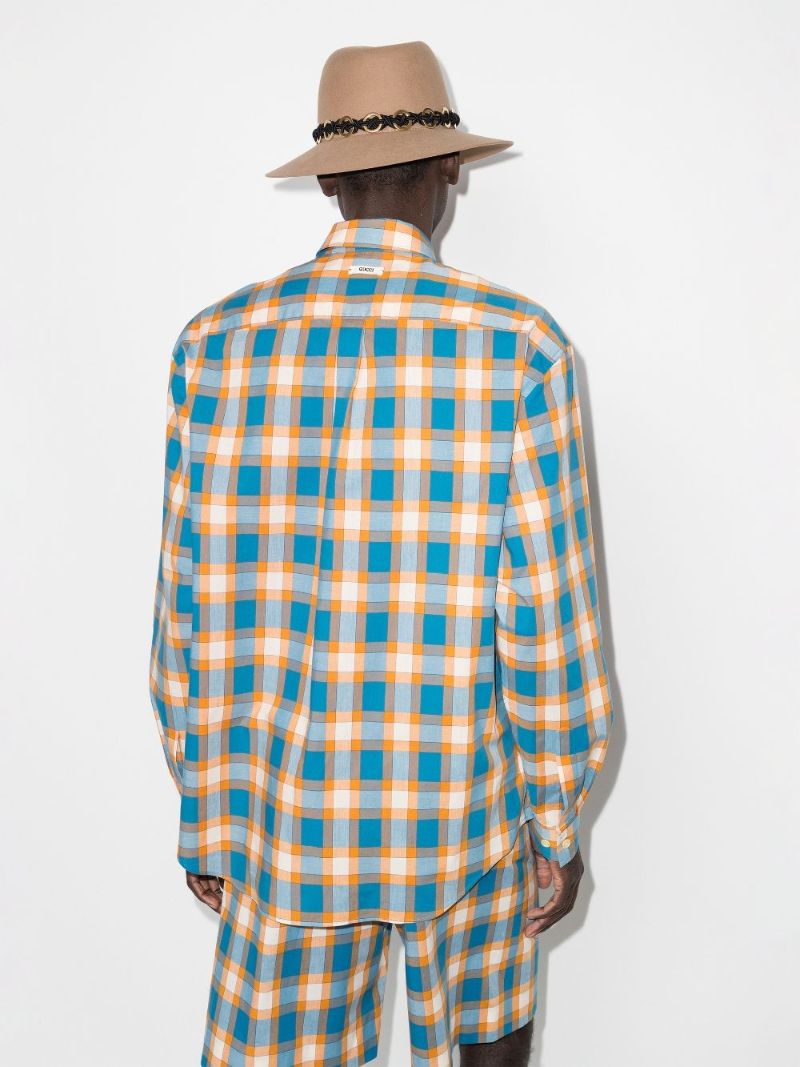 X Freya Hartas Animal Embroidered Check Shirt