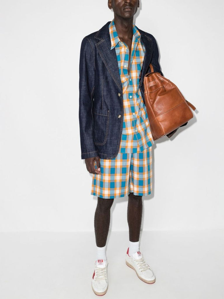 X Freya Hartas Animal Embroidered Check Shirt