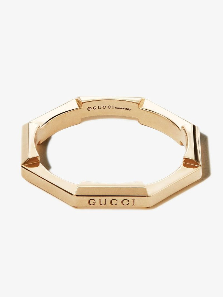 18kt Yellow Gold Link to Love Ring
