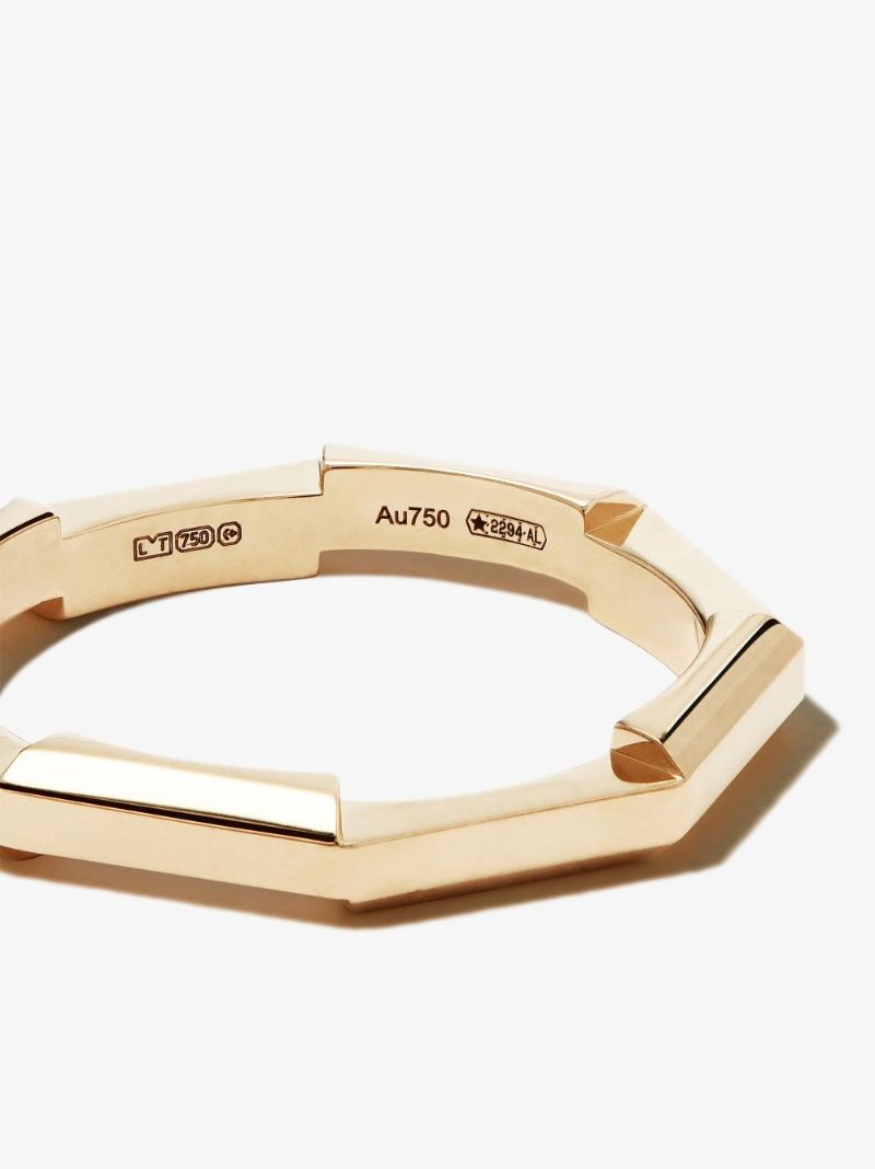 18kt Yellow Gold Link to Love Ring