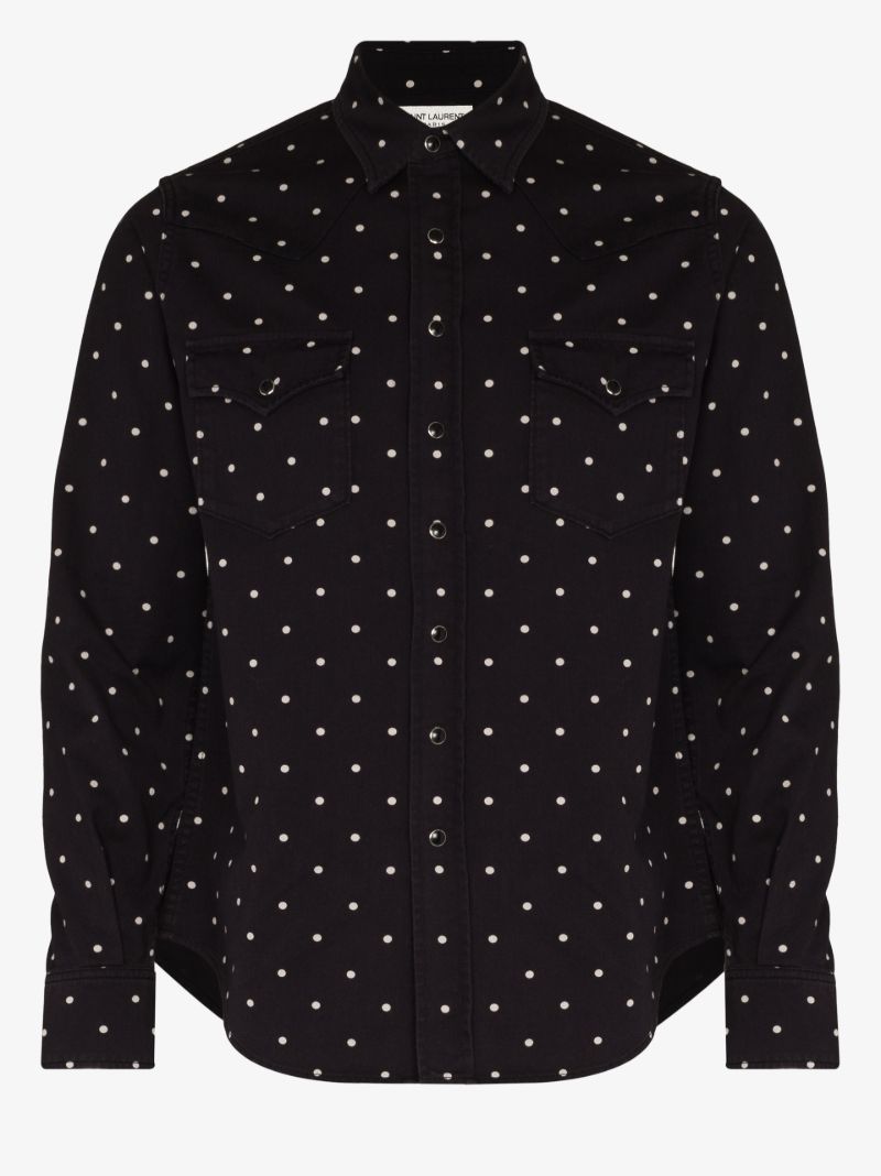 Polka Dot Western Shirt