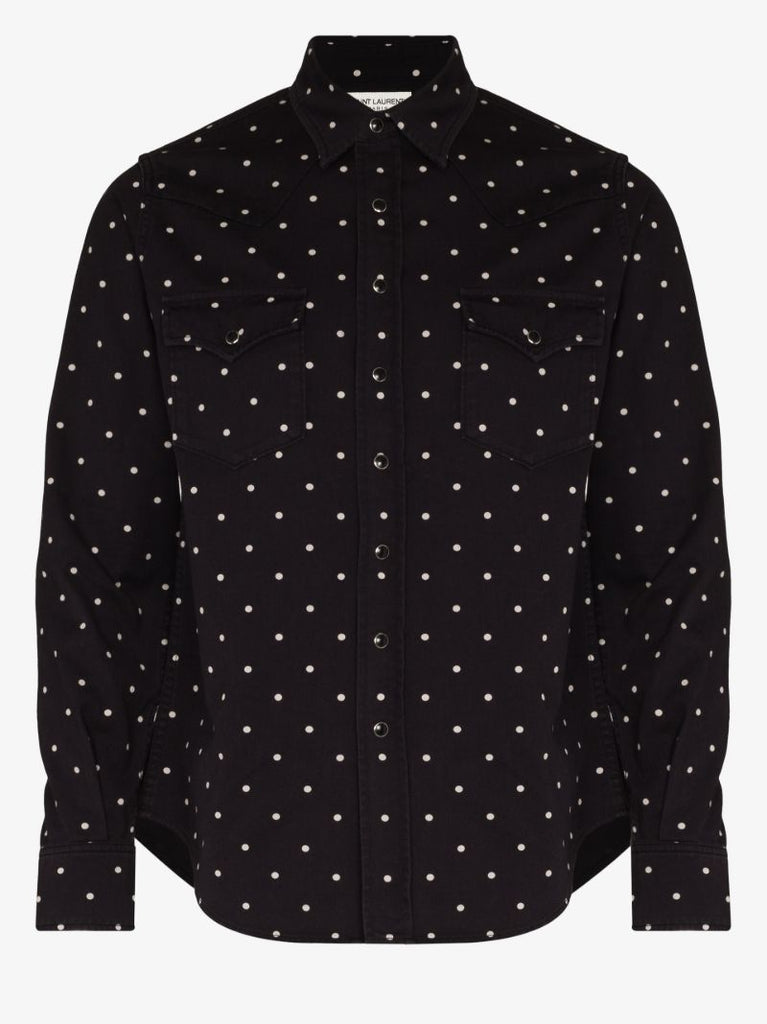Polka Dot Western Shirt