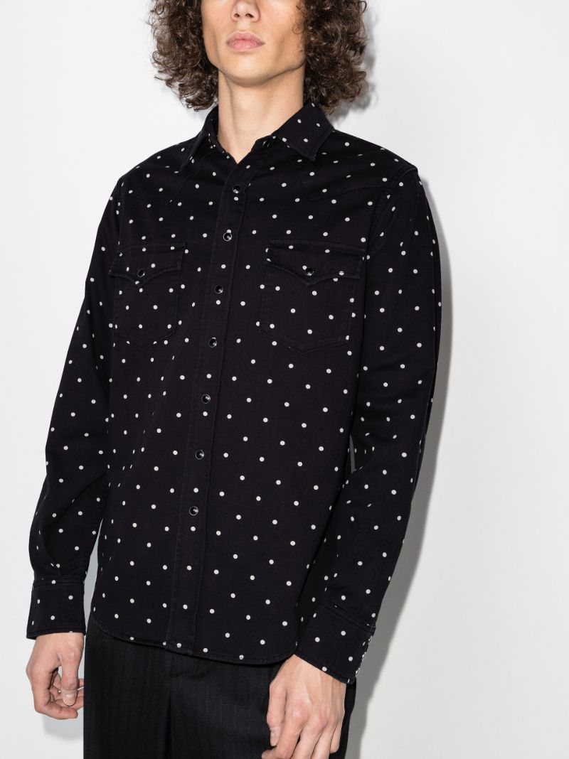 Polka Dot Western Shirt