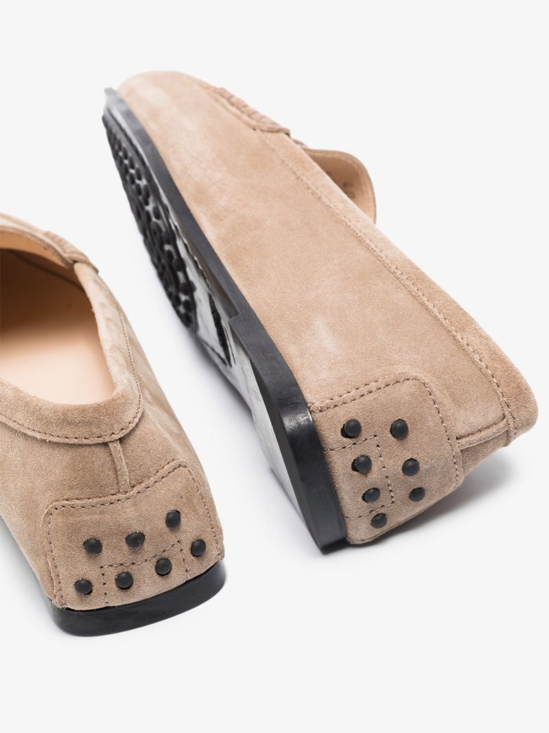 Neutral City Gommino Suede Loafers