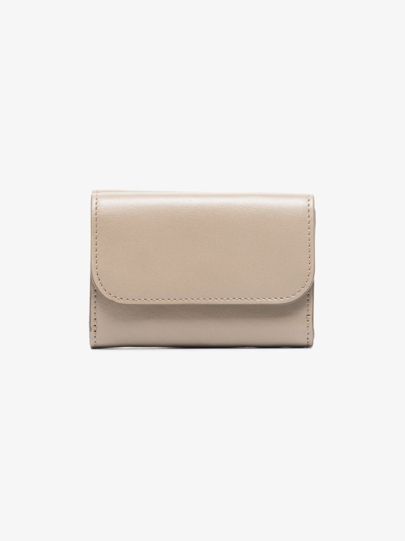 Grey C Leather Wallet