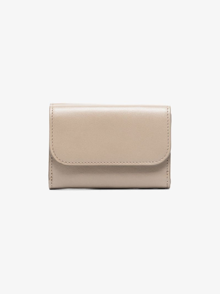 Grey C Leather Wallet