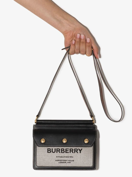 Black Baby Title Pocket Shoulder Bag