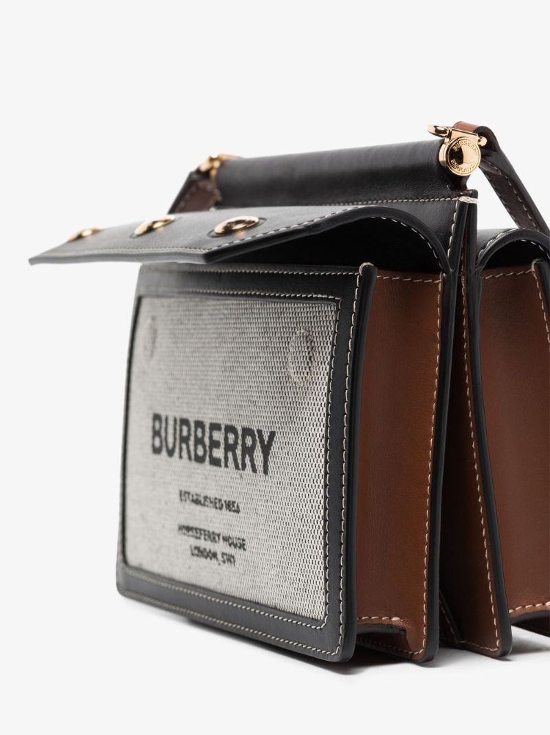Black Baby Title Pocket Shoulder Bag
