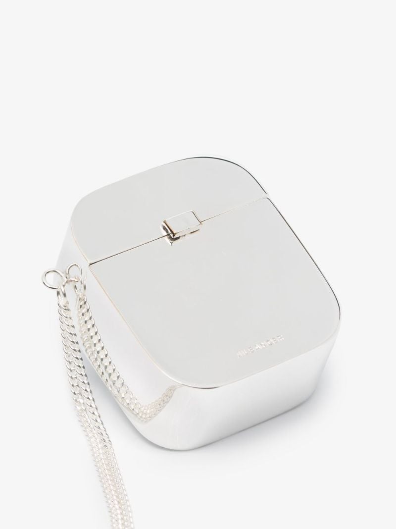 Silver Tone Airpods Case