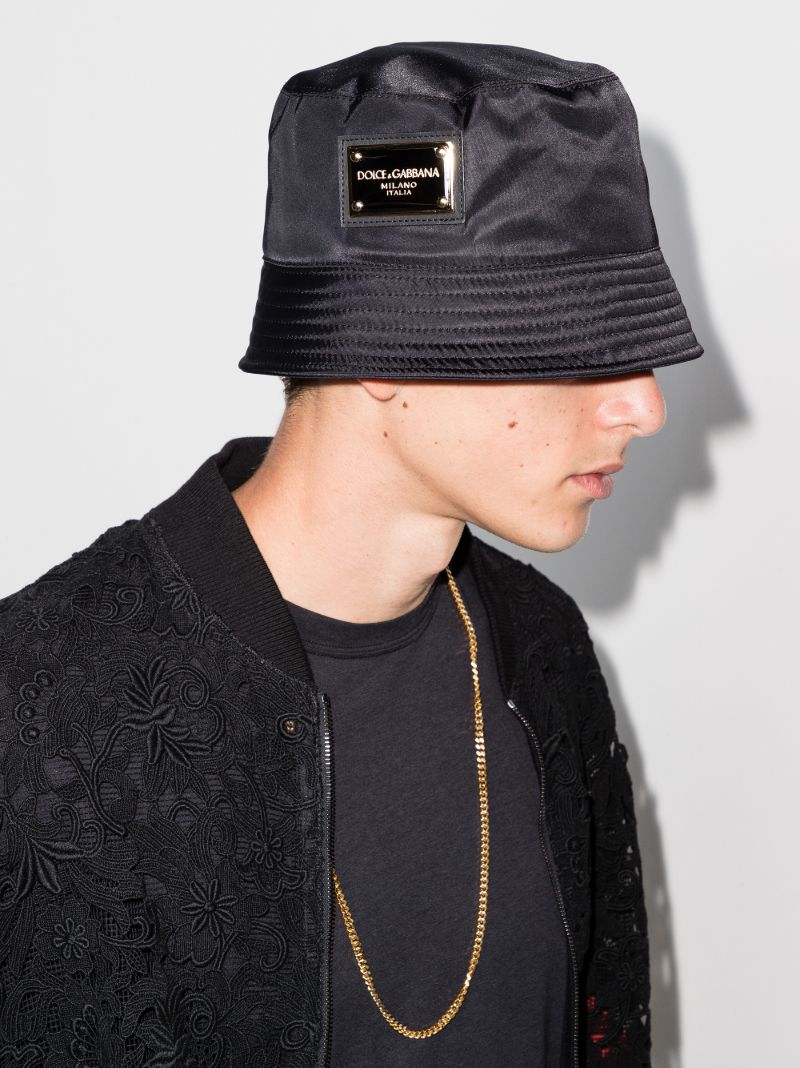 Black Logo Bucket Hat