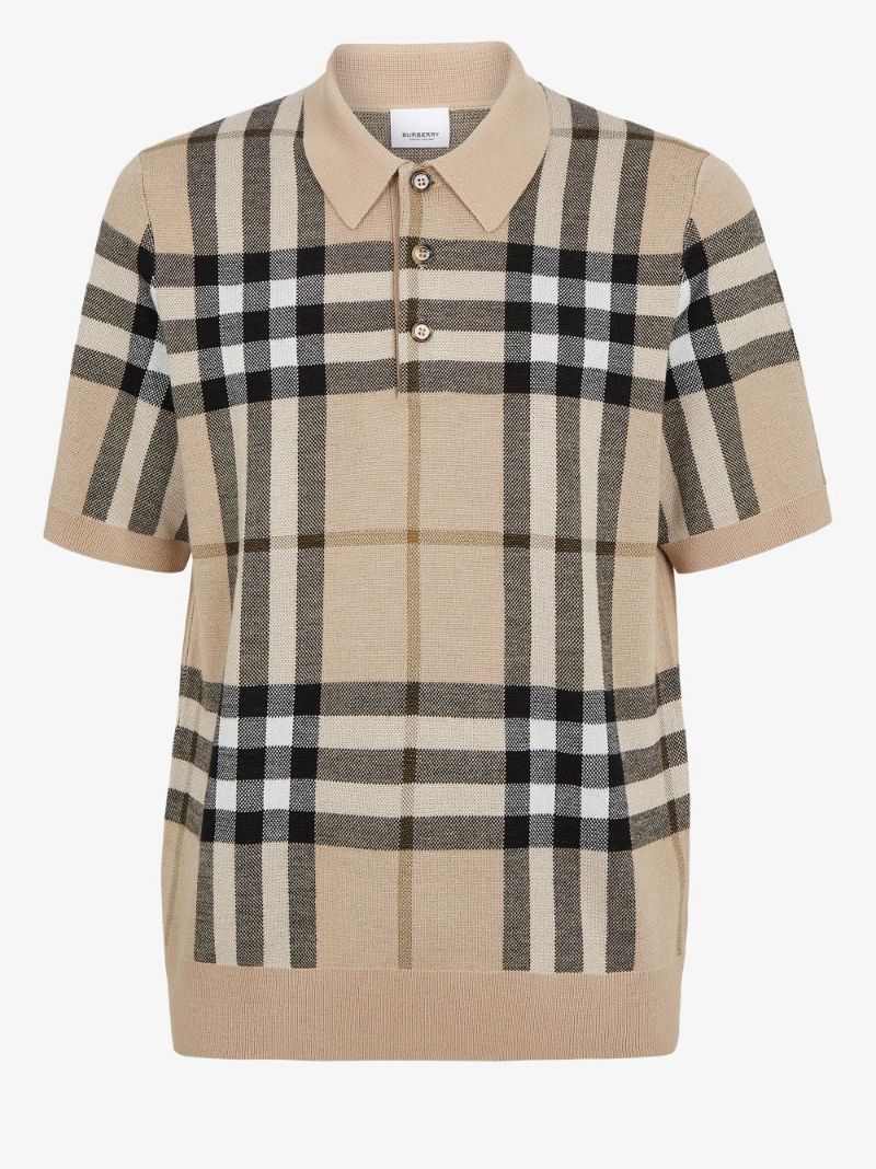 Wellman Checked Polo Shirt