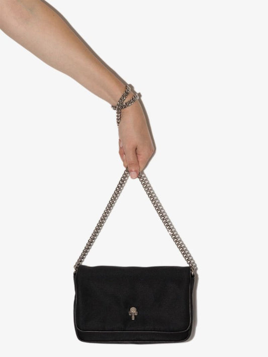 Black Small Skull Cross Body Bag