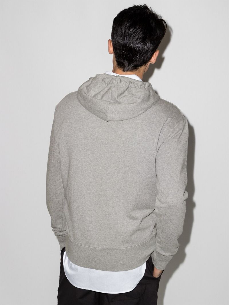 Fox Head Patch Cotton Hoodie