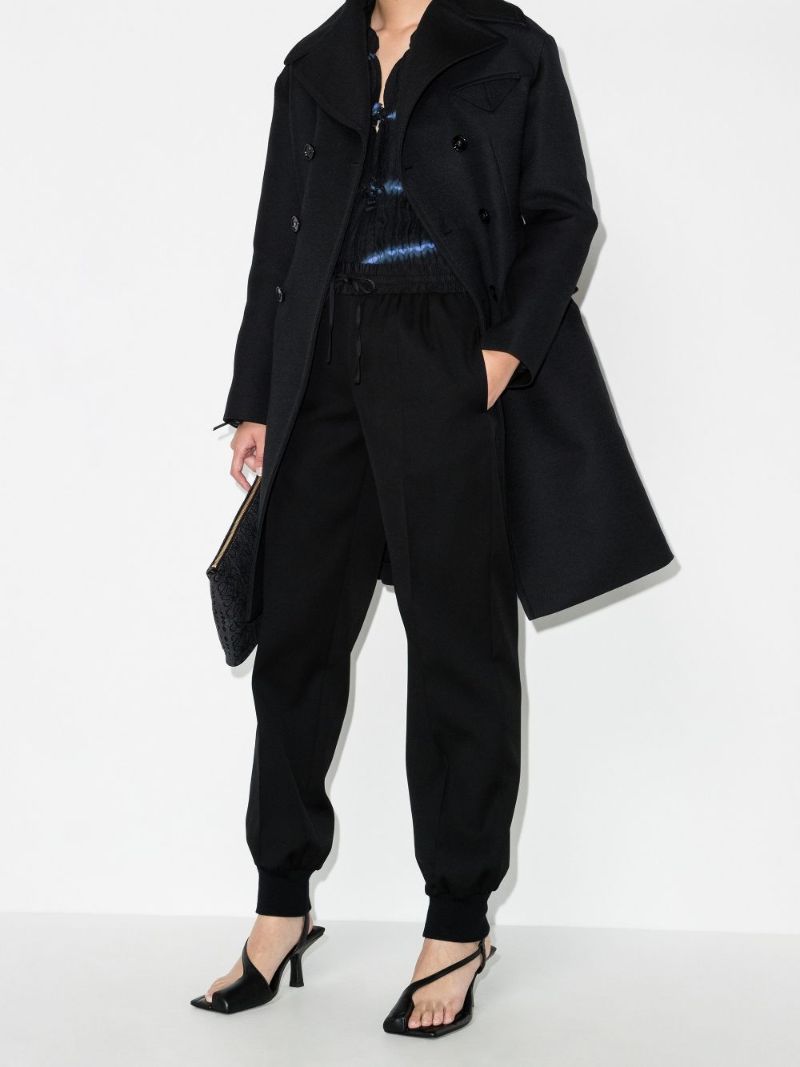Drawstring Wool Trousers