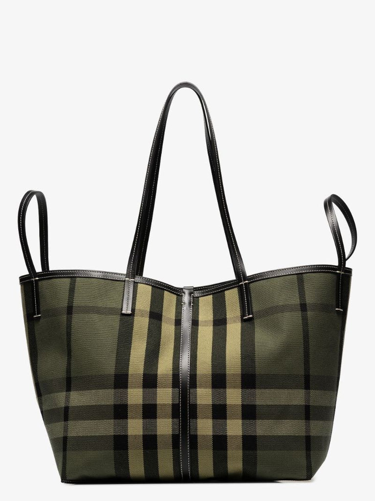 Check-print Tote Bag