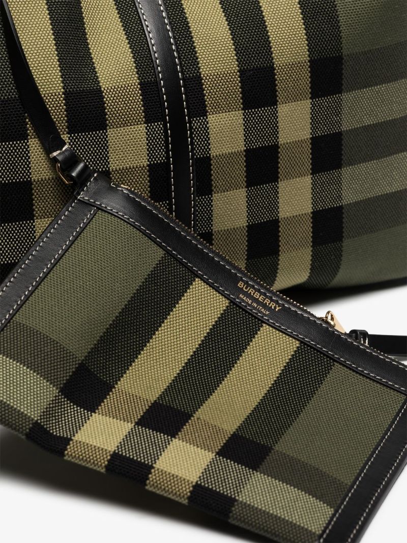 Check-print Tote Bag