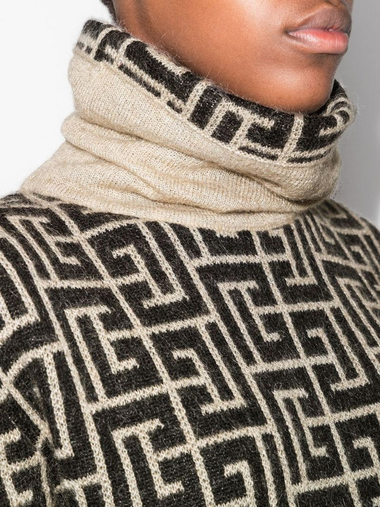 Monogram Turtleneck Sweater