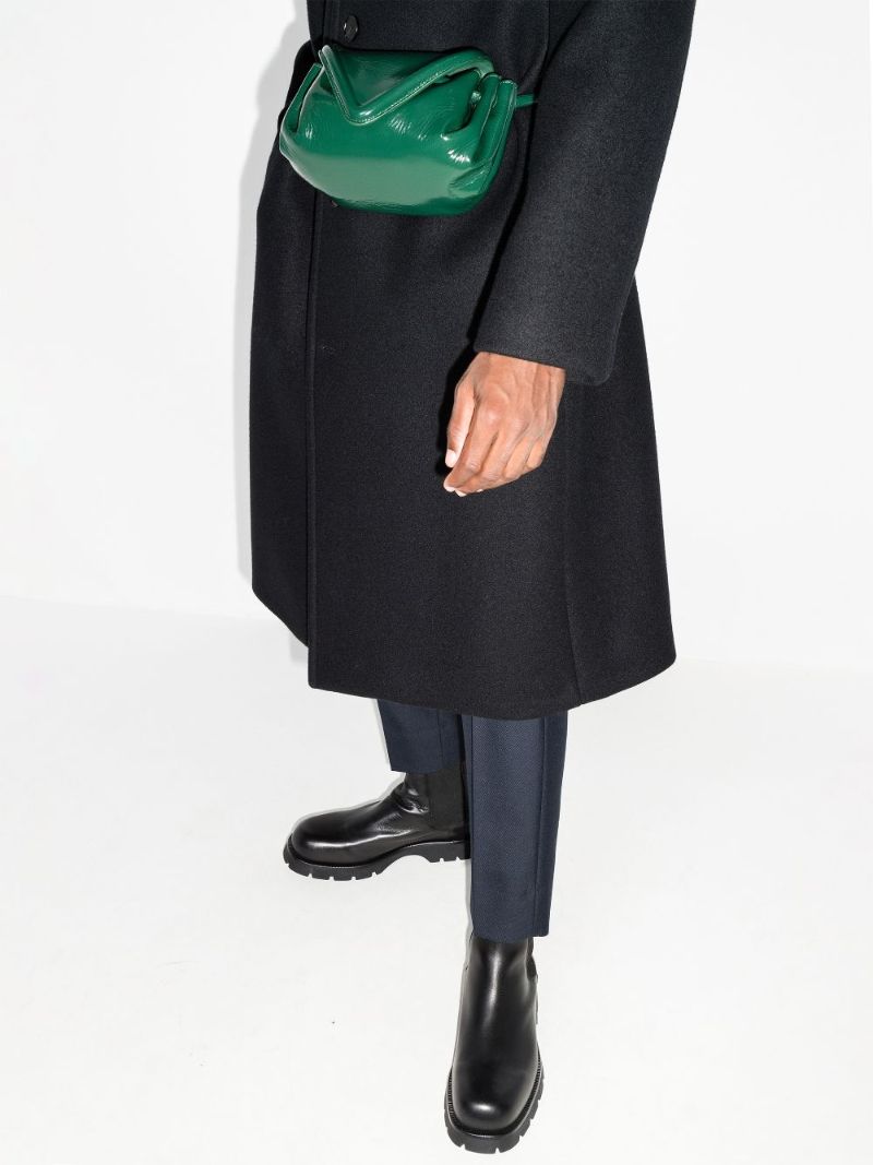Black Leather Chelsea Boots