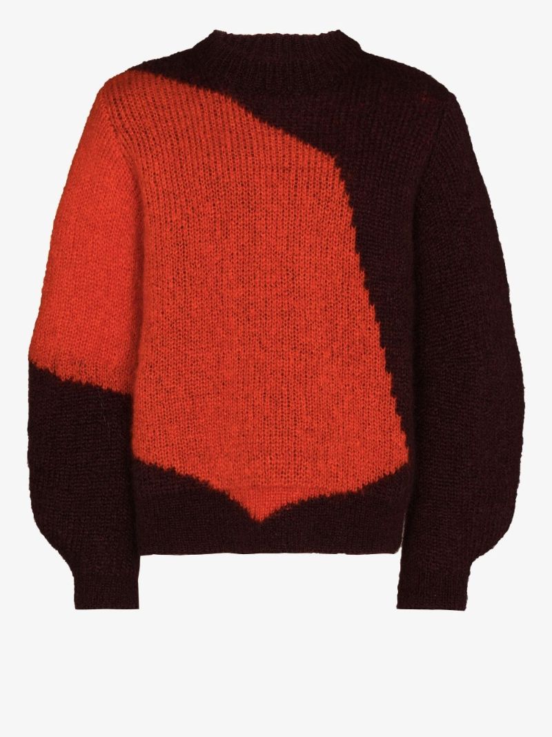 Colour Block Knitted Sweater