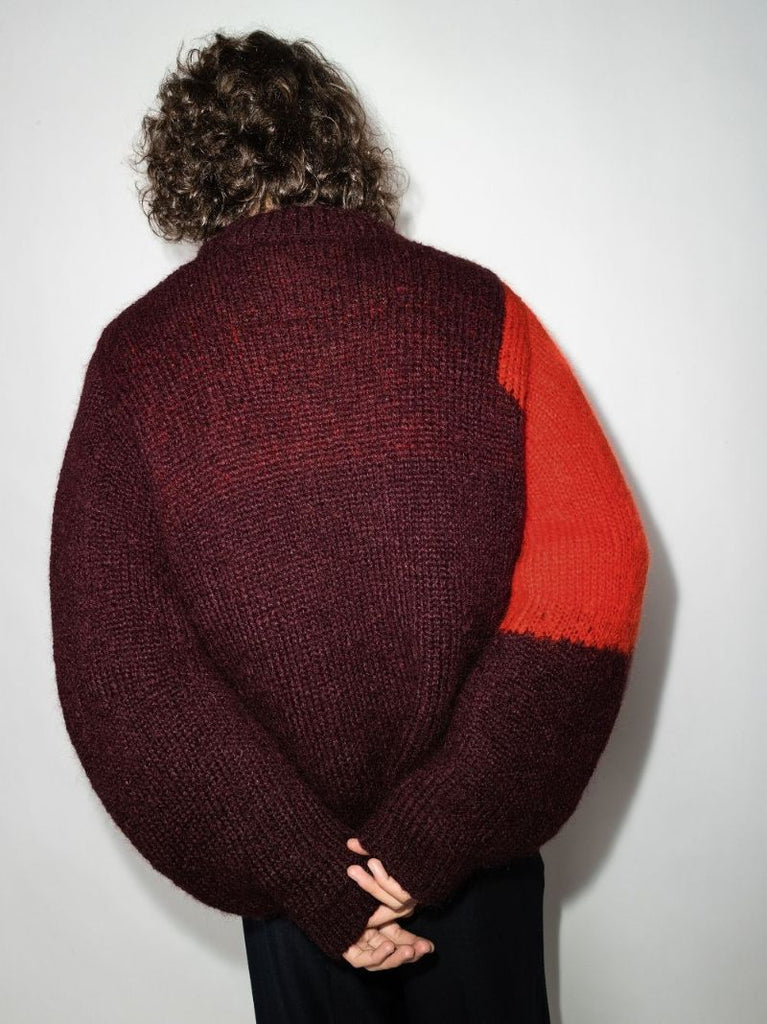 Colour Block Knitted Sweater