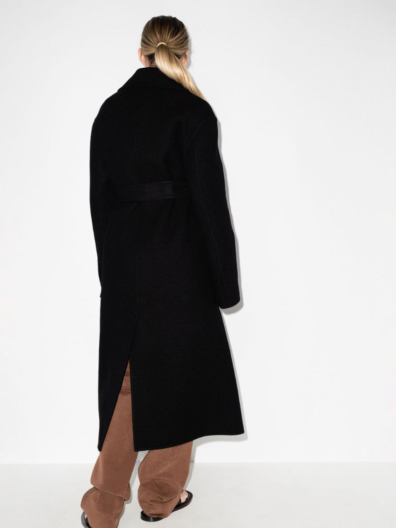 Belted Wool Trench Coat