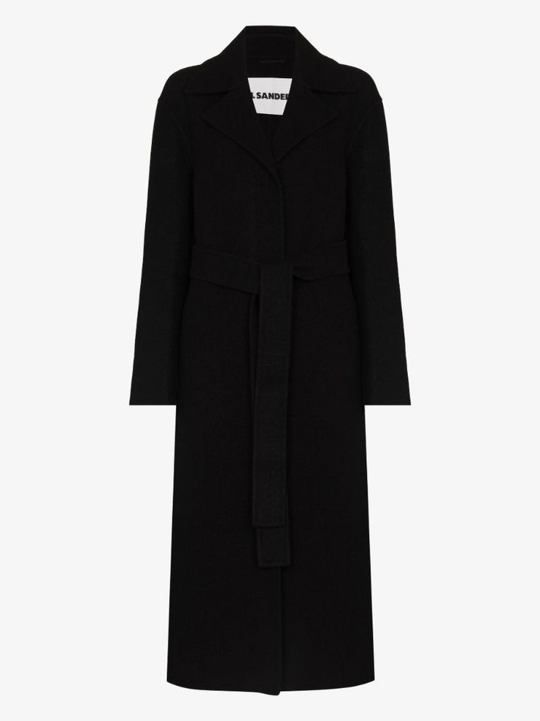 Belted Wool Trench Coat