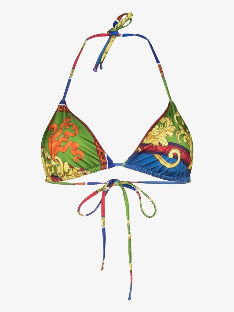 Medusa Renaissance Print Bikini Top