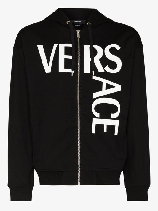 Logo Print Zip-up Hoodie