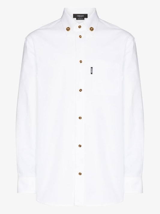 Medusa Buttons Long-sleeve Shirt