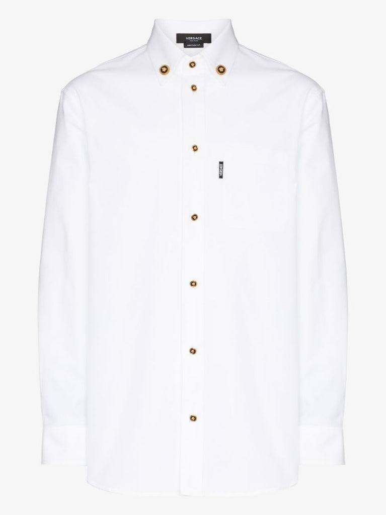 Medusa Buttons Long-sleeve Shirt