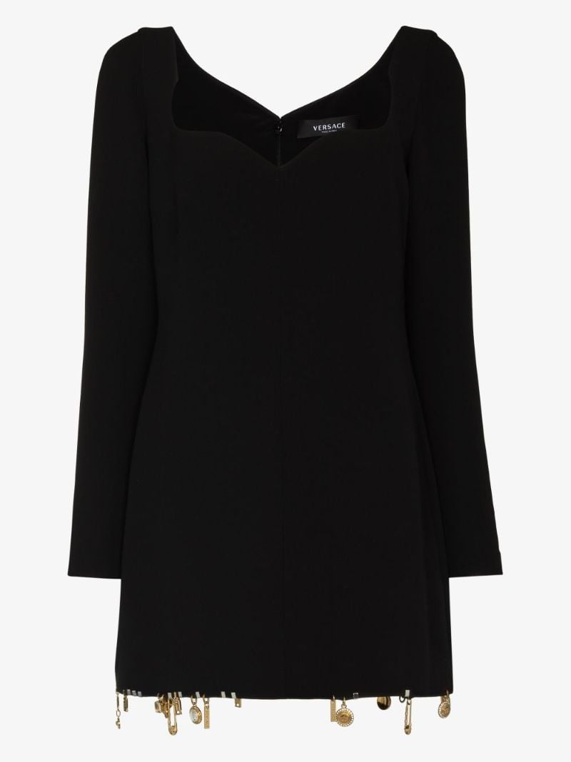 Embellished Hem Silk Dress