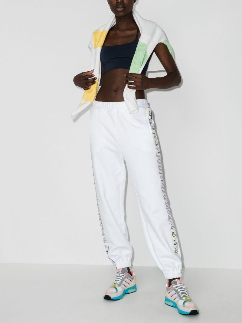 Greca Cotton Track Pants