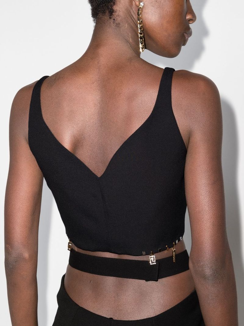 Charm Embellished Bustier Top