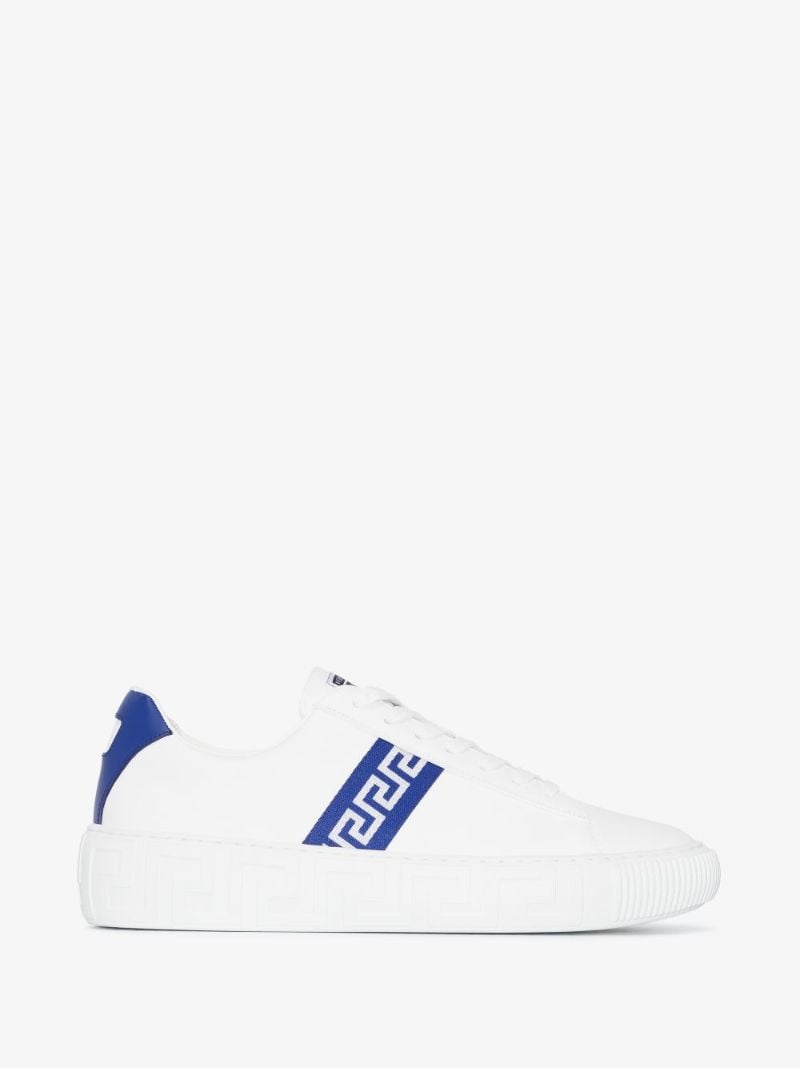 White Greca Leather Sneakers